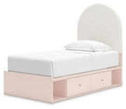 Wistenpine - Upholstered Panel Bed With Storage - JaxCo Furniture
