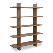 Casey - Large Standard Bookcase - Dark Brown - JaxCo Furniture