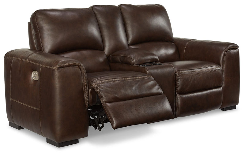 Alessandro - Power Reclining Loveseat - JaxCo Furniture