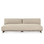 Livia - Teak Outdoor Sofa - Taupe - JaxCo Furniture