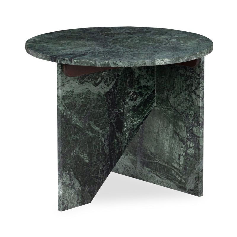 Briley - Marble Round Accent Table - JaxCo Furniture
