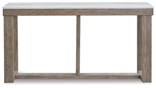 Loyaska - Brown / Ivory - Sofa Table - JaxCo Furniture