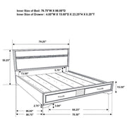 Miranda - Storage Wood Panel Bed - JaxCo Furniture