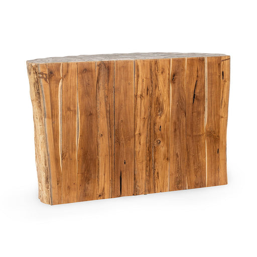 Norwest Petrified - Wood Console Table - Natural - JaxCo Furniture