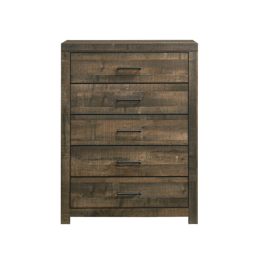 Bailey - 5-Drawer Chest - Walnut - JaxCo Furniture