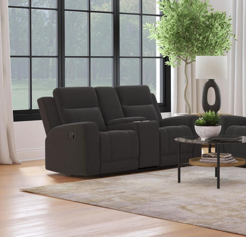 Brentwood - Upholstered Motion Reclining Loveseat - JaxCo Furniture