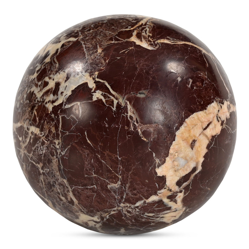 Odessa - Sphere Tabletop Accent - Dark Brown - JaxCo Furniture
