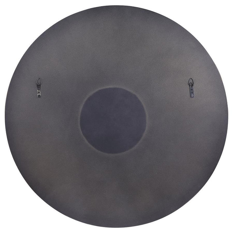 Dorinda - Round Kintsugi Style Wall Mirror - Gold - JaxCo Furniture