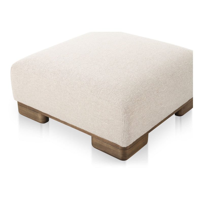June - Ottoman - Oatmeal - JaxCo Furniture