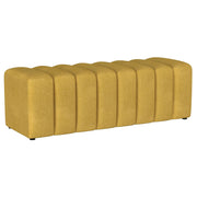 Summer - Fabric Upholstered Tufted Accent Bench - JaxCo Furniture
