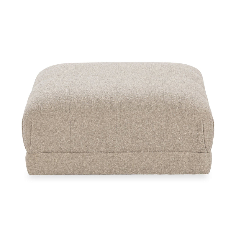 Adalynne - Upholstered Square Ottoman - Buttermilk - JaxCo Furniture