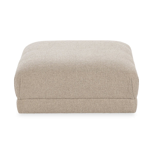 Adalynne - Upholstered Square Ottoman - Buttermilk - JaxCo Furniture