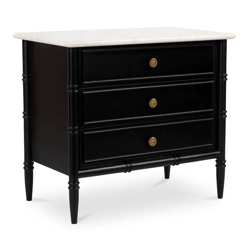 Eleanor - Nightstand - Black - JaxCo Furniture