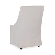 Warwick - Upholstered Rolling Dining Chair - JaxCo Furniture