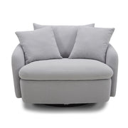 Boomer - Large Swivel Chair with 2 Pillows - JaxCo Furniture