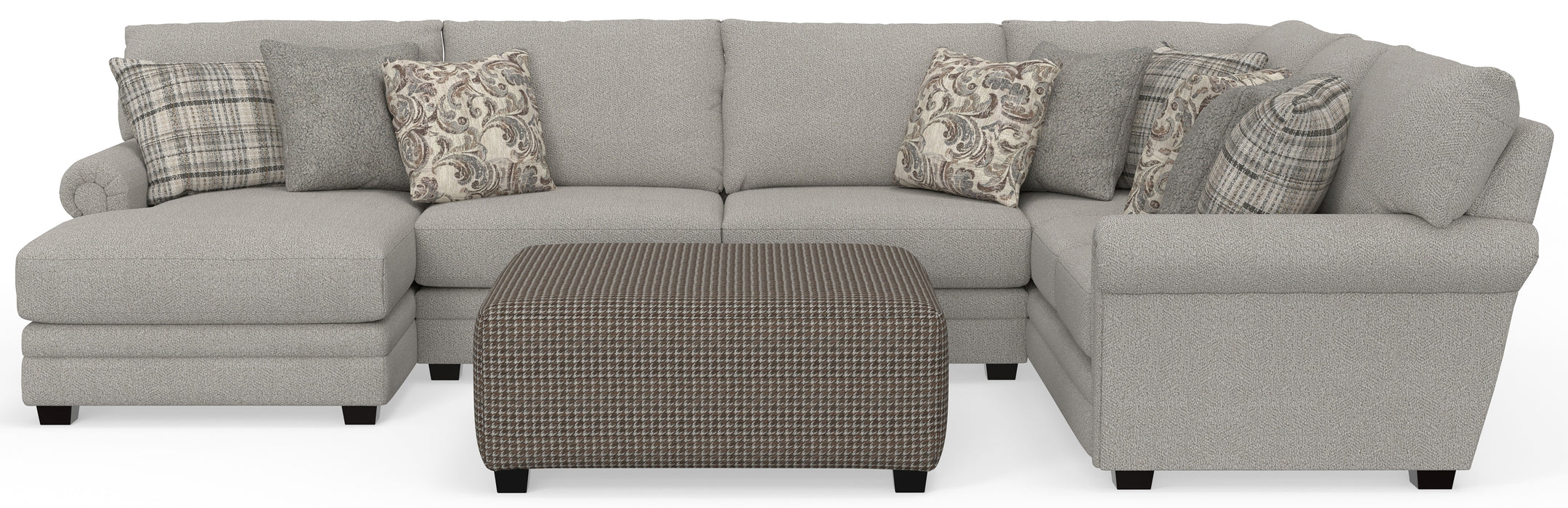 Livingston - Sectional With Comfort Coil Seating And Accent Pillows