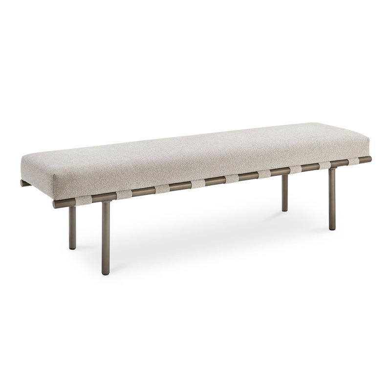 Carson - Dining Bench - Beige - JaxCo Furniture