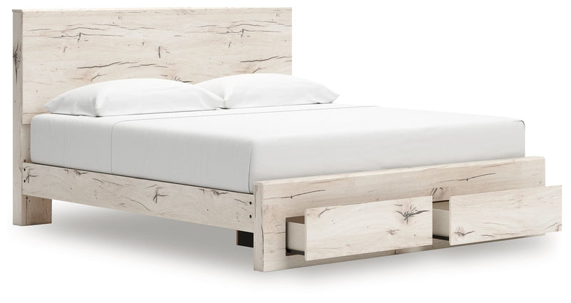 Lawroy - Panel Bed With Storage - JaxCo Furniture