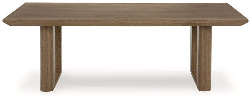 Serene Bay - Dark Brown - Rectangular Cocktail Table - JaxCo Furniture