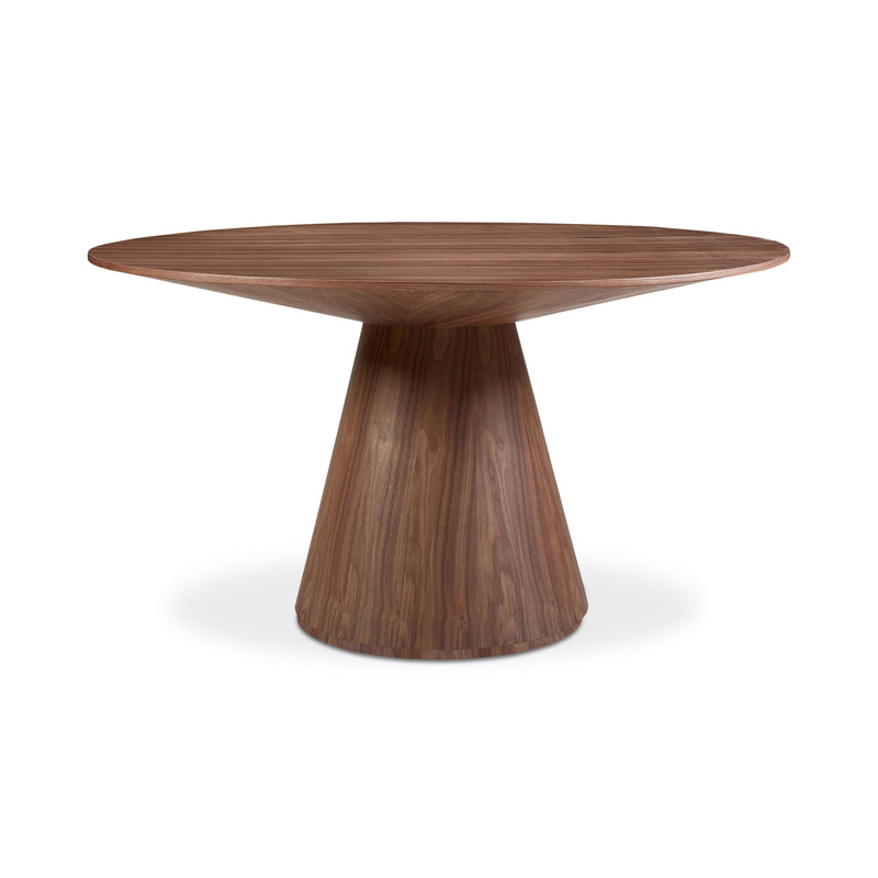 Otago - 54" Round Dining Table - Natural Walnut - JaxCo Furniture