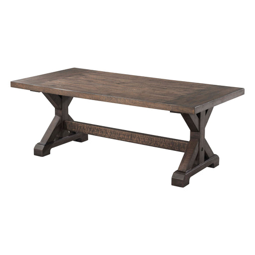 Finn - Trestle Coffee Table - Walnut - JaxCo Furniture