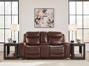 Next Move - Power Reclining Loveseat With Console / Adjustable Headrest - JaxCo Furniture