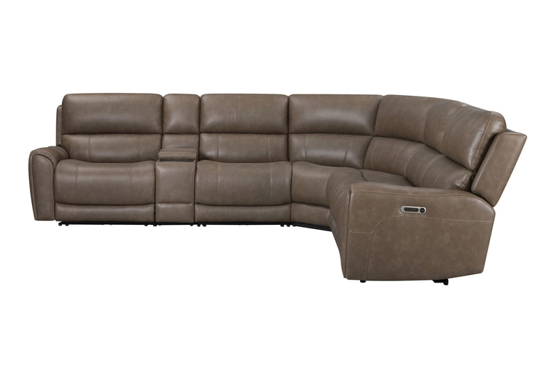 Hancock - Zero Gravity Power Reclining Sectional With Power Adjustable Headrests - JaxCo Furniture