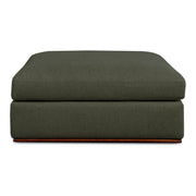 Rue - Ottoman - Deep Green - JaxCo Furniture