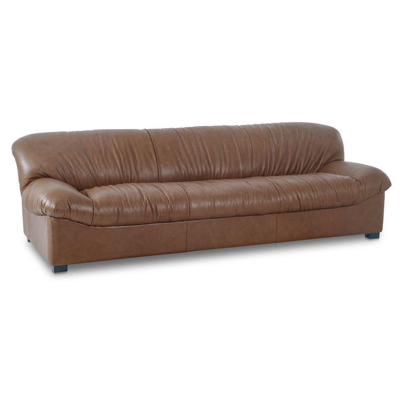 Halston - Stationary Sofa - Dark Brown - JaxCo Furniture