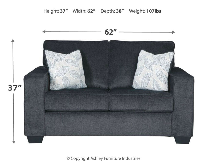 Altari - Stationary Loveseat - JaxCo Furniture