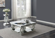 Amalia - Mirrored Coffee Table Set - JaxCo Furniture