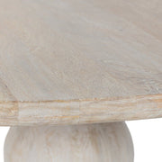 Hera - Mango Wood 60" Round Dining Table - JaxCo Furniture