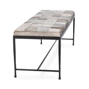 Achen - Hide 60" Bench - JaxCo Furniture