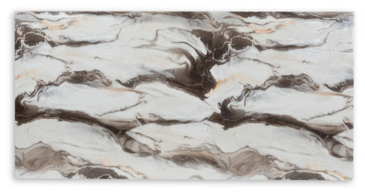 Jeshina - Dark Brown / Beige - Dining Table - JaxCo Furniture