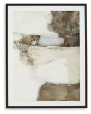 Aldricton - Brown / White - Wall Art - JaxCo Furniture