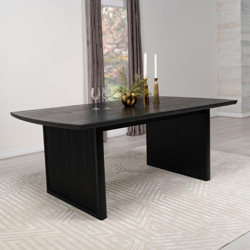 Brookmead - Extension Leaf Dining Table - Black - JaxCo Furniture