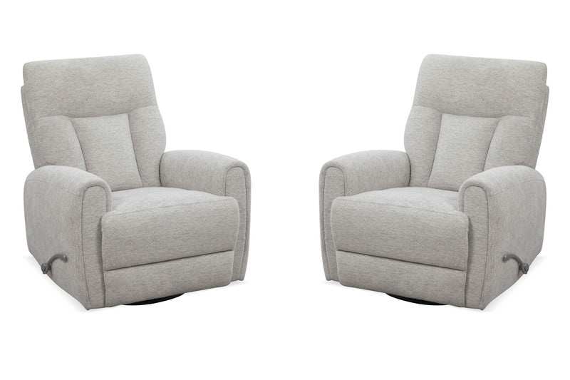 Natalia - Manual Swivel Glider Recliner (Set of 2) - JaxCo Furniture