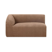 Isla - Left Arm Facing Corner Chair - Light Brown - JaxCo Furniture