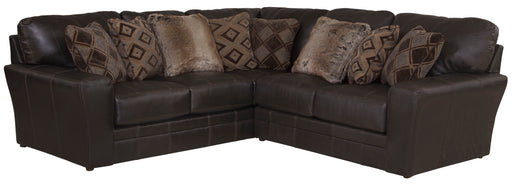 Denali - Italian Leather Match Sectional - JaxCo Furniture