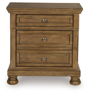 Feddinger - Medium Brown - Two Drawer Night Stand - JaxCo Furniture