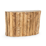 Norwest Petrified - Wood Console Table - Natural - JaxCo Furniture