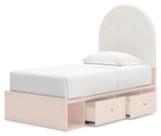 Wistenpine - Upholstered Panel Bed With Storage - JaxCo Furniture