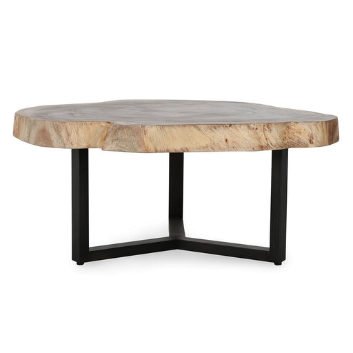 Celine - Live Edge Coffee Table - Natural - JaxCo Furniture