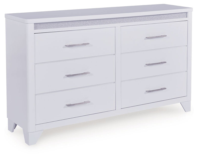 Jarlee - White - Dresser - JaxCo Furniture