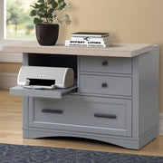 Americana Modern - Functional File with Power Center - JaxCo Furniture