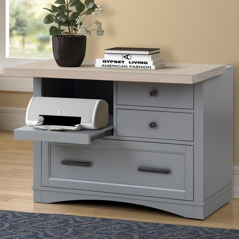 Americana Modern - Functional File with Power Center - JaxCo Furniture
