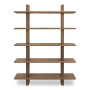 Casey - Large Standard Bookcase - Dark Brown - JaxCo Furniture