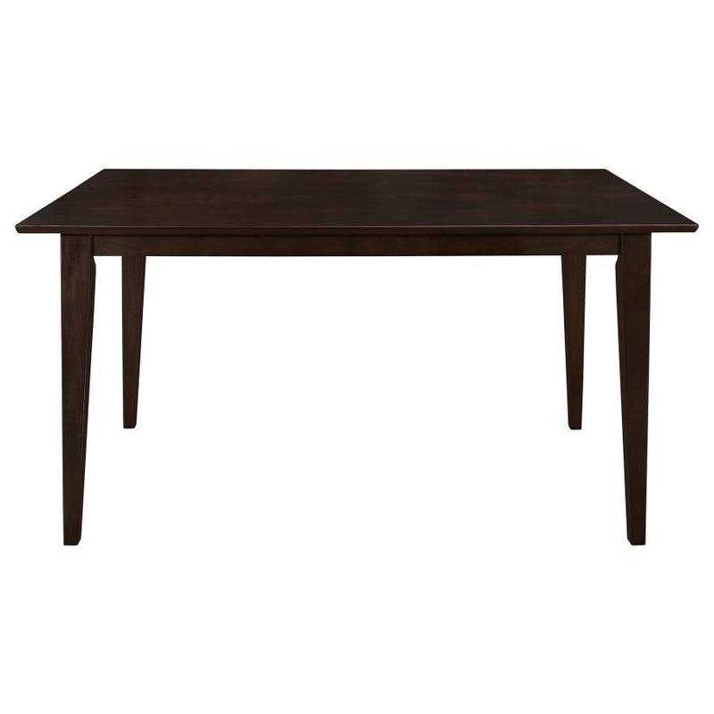 Gabriel - Rectangular Wood Dining Table - Cappuccino - JaxCo Furniture