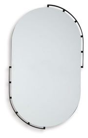 Valkings - Black - Accent Mirror - JaxCo Furniture