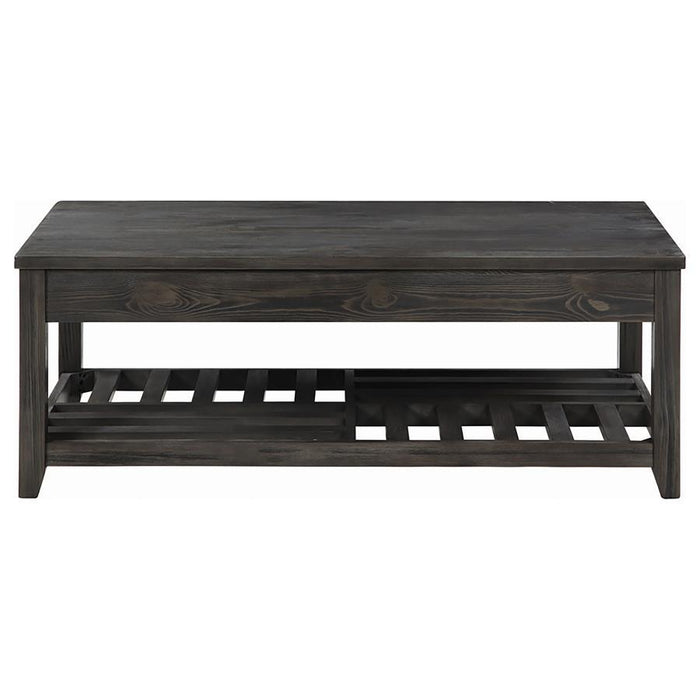 Cliffview - Rectangular Wood Lift Top Coffee Table - Gray - JaxCo Furniture